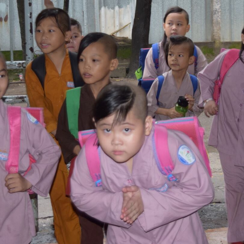 Children arriving after school