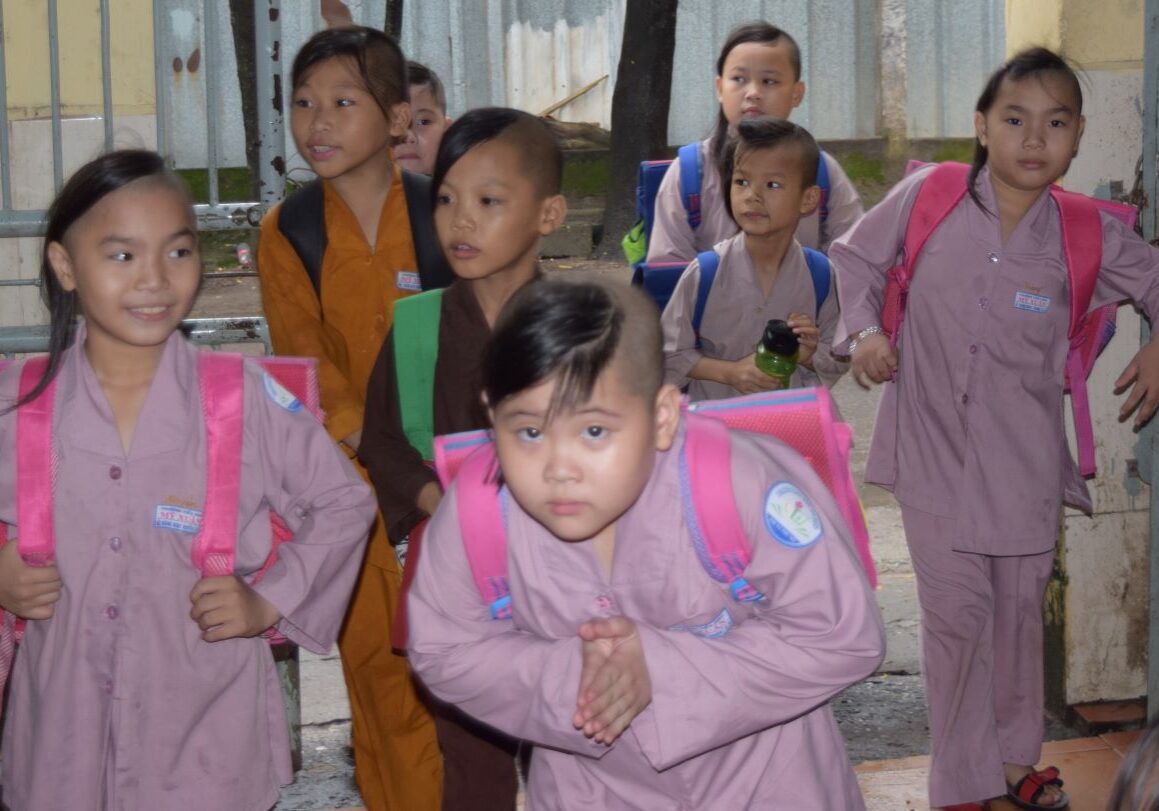 Children arriving after school