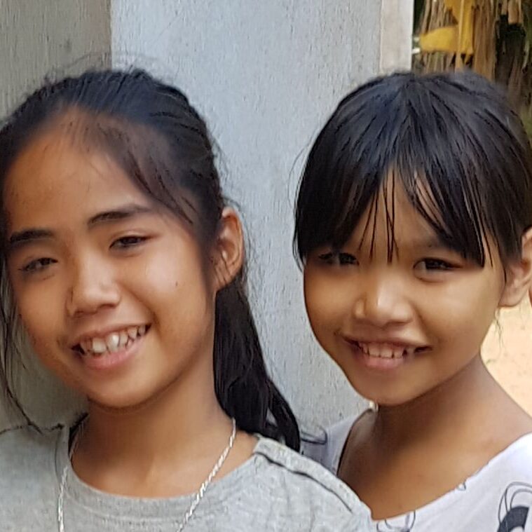 Two children from Suongs Village