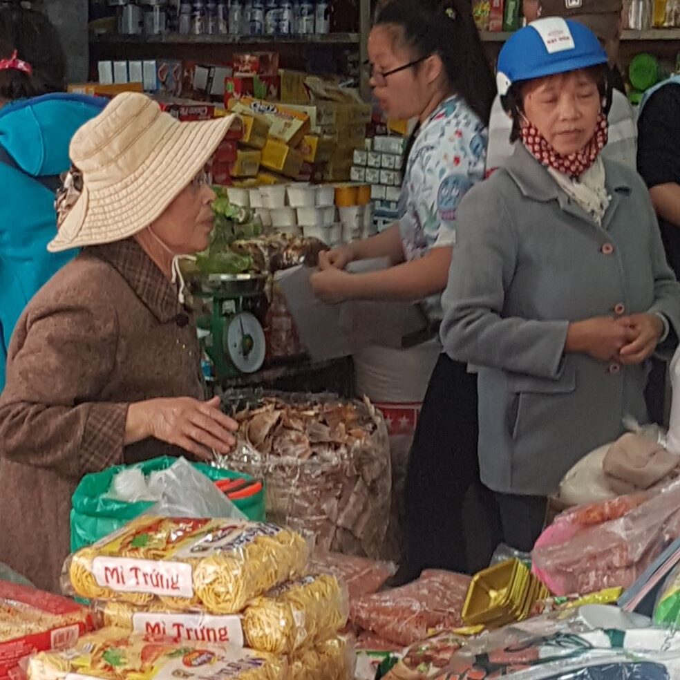 Sister Bernadette at Da Lat Market
