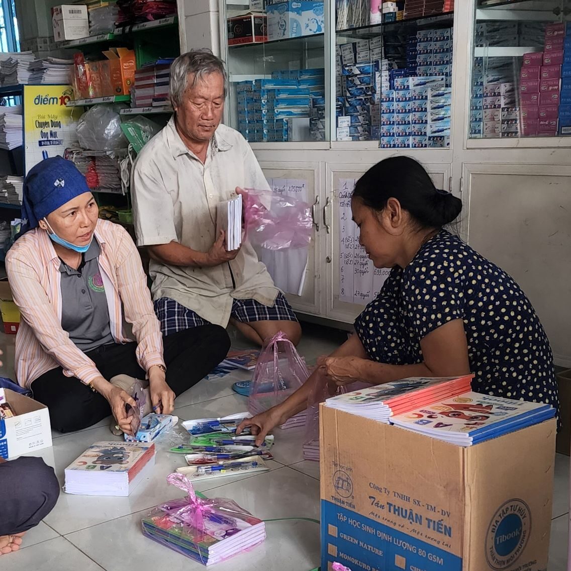 Suong gifts for her children