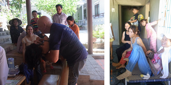 Suong and her family were all splitting themselves!