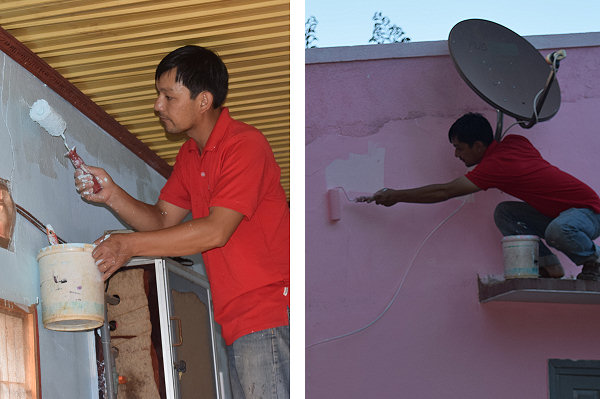 Painting, inside and out